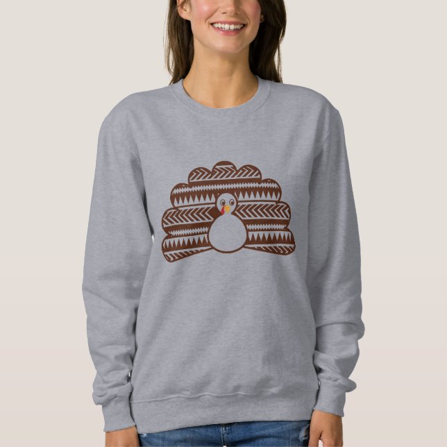Sudadera personalizado azteca Fútbol Turquía Acción de Grac (Anverso)