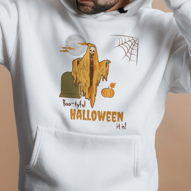 Sudadera Personalizado Booty Pun Flirty Skeleton Halloween (Subido por el creador)