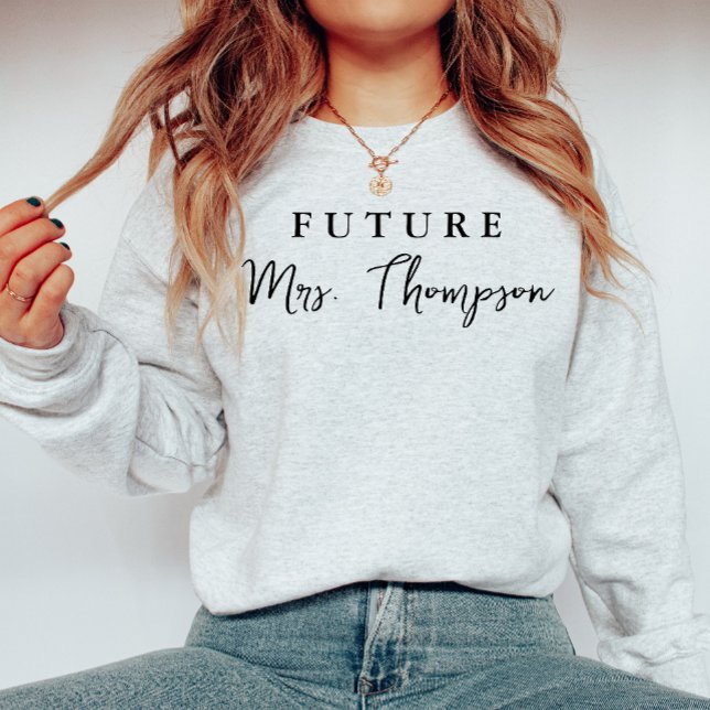 Sudadera Personalizado Bride Gift Personalizada Fianza Futu (Subido por el creador)