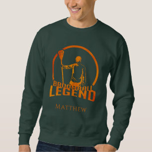 Sudadera Personalizado Broomball Legend Cute Sports