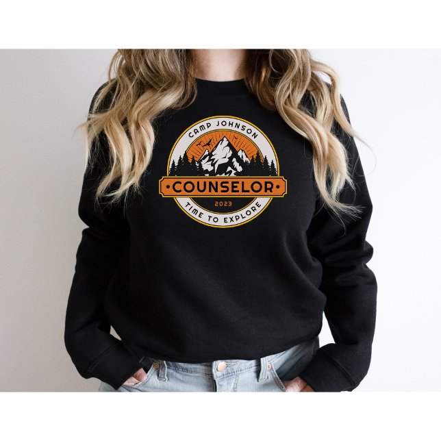 Sudadera Personalizado Camp Counselor-Camping-divertida (Subido por el creador)