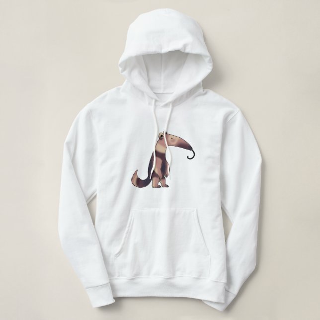 Sudadera Personalizado caprichosa Anteater Art (Diseño del anverso)