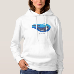 Sudadera Personalizado caprichoso de ballenas y terneros