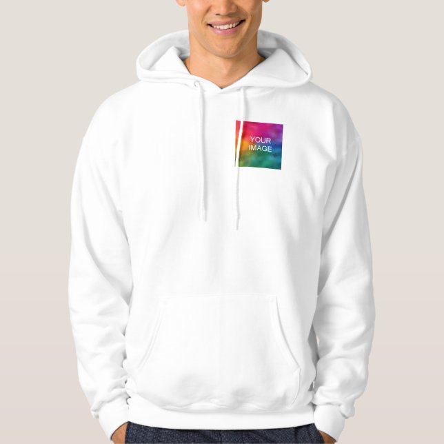 Sudadera Personalizado carga tu plantilla de imagen con log (Anverso)