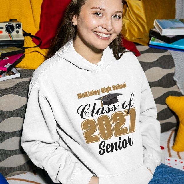 Sudadera Personalizado Clase de 2027 Estudiante de Secundar (Subido por el creador)