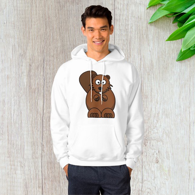 Sudadera Personalizado cutáneo castor divertido animal de W (Subido por el creador)