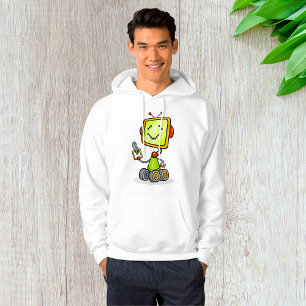Sudadera Personalizado Cute Retro Robot Divertido AI Tech D