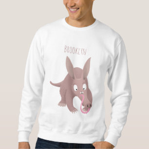 Sudadera Personalizado de aardvark gracioso