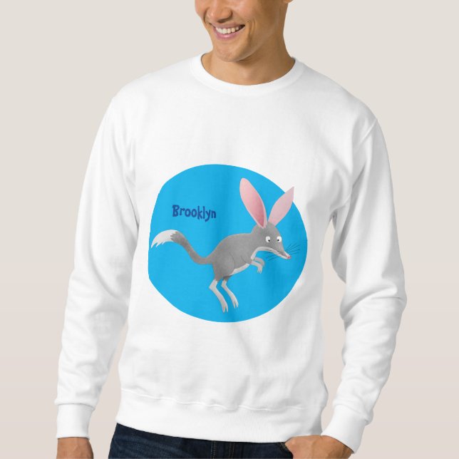 Sudadera Personalizado de bilby australiano feliz (Anverso)