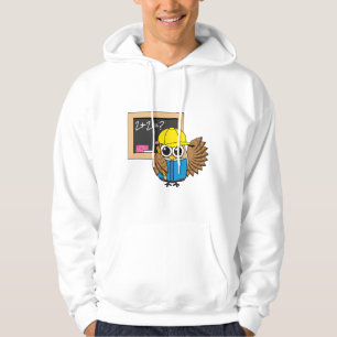 Sudadera Personalizado de Búho Estudiantil Cute