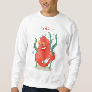 Sudadera Personalizado de caballitos de mar de pepino