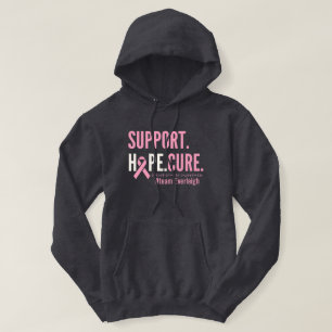Sudadera personalizado de cáncer de mama Pullover Hoodie