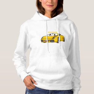 Sudadera Personalizado de coche deportivo amarillo alegre