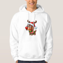 Personalizado de Cute Wiener Dog Rudolph