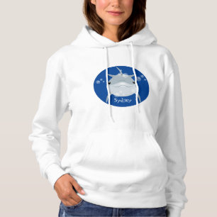 Sudadera Personalizado de delfín kawaii feliz