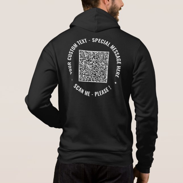 Sudadera Personalizado de ejemplo de host comercial de códi (Reverso)