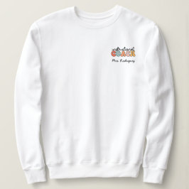 Sudadera Personalizado de Entrenador de Educación Retro