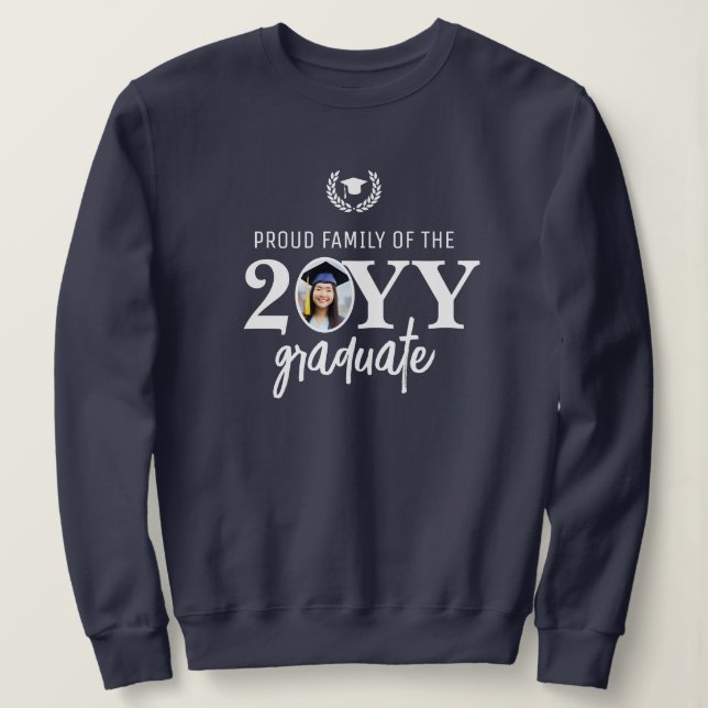 Sudadera Personalizado de familia moderna y orgullosa del g (Anverso del diseño)