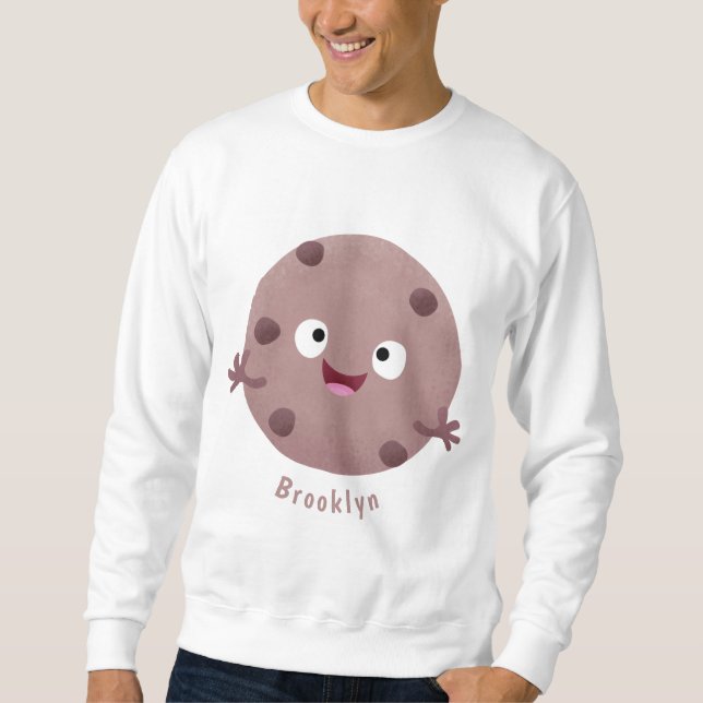 Sudadera Personalizado de galleta de chocolate inteligente (Anverso)