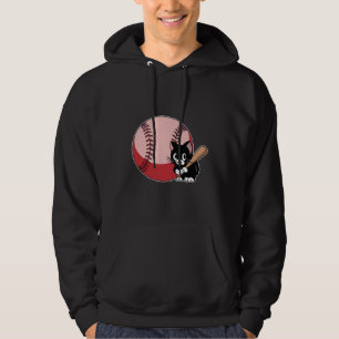 Sudadera Personalizado de gatos de béisbol