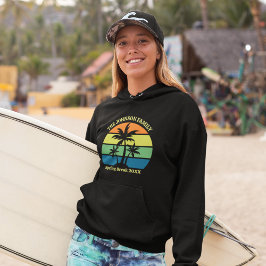 Sudadera Personalizado de Guay Isla Tropical La mujer negra