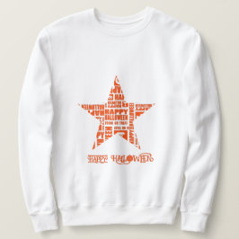 Sudadera Personalizado de Halloween Guay Naranja de tipogra