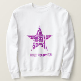 Sudadera Personalizado de Halloween Guay Whimsical Typograp