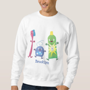 Sudadera Personalizado de hilo dental de cepillo de dientes
