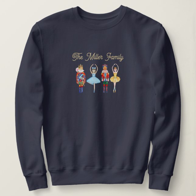 Sudadera Personalizado de la familia Nutcracker Festix Swea (Anverso del diseño)