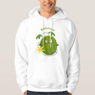 Sudadera Personalizado de la sandía sonriente alegre