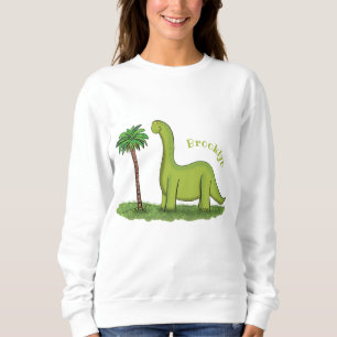 Sudadera Personalizado de los dinosaurios de brontosauro ve