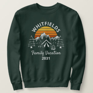 Sudadera Personalizado de nombre familiar de vacaciones de
