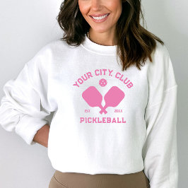 Sudadera Personalizado de Pickleball Club Team Player