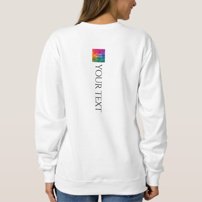 Sudadera Personalizado de plantilla elegante y moderno para (Reverso)