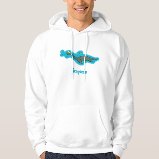 Sudadera Personalizado de plesiosaurios monstruo del mar (Anverso)
