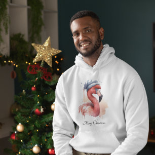 Sudadera Personalizado de Santa Claus Snowbird Flamingo