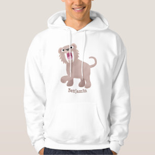 Sudadera Personalizado de Smilodon del tigre dientes de Cut