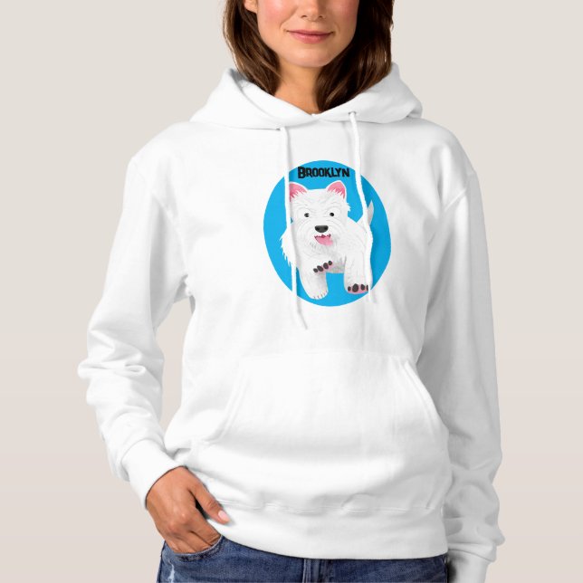 Sudadera Personalizado de tierra de montaña blanca y blanca (Anverso)