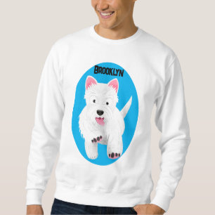 Sudadera Personalizado de tierra de montaña blanca y blanca