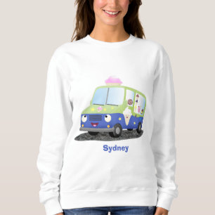 Sudadera Personalizado de un camión de helados alegre