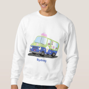 Sudadera Personalizado de un camión de helados alegre