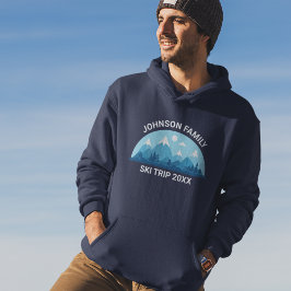 Sudadera Personalizado de vacaciones de esquí en invierno