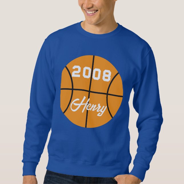 Sudadera Personalizado del baloncesto (Anverso)