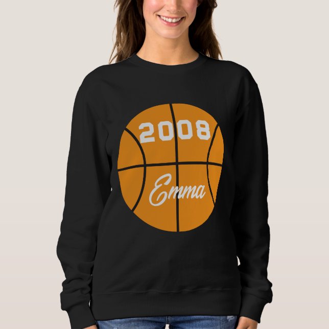 Sudadera Personalizado del baloncesto (Anverso)