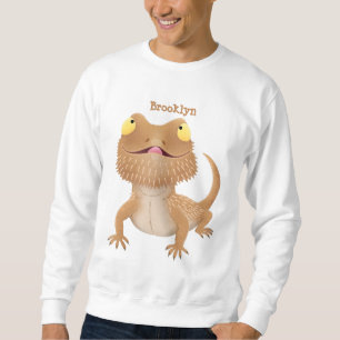 Sudadera Personalizado del lagarto de dragón barbudo