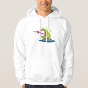 Sudadera Personalizado divertida de rana y mosca