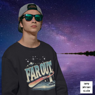 Sudadera Personalizado el eslogan del 'Retro del Hombre Lej