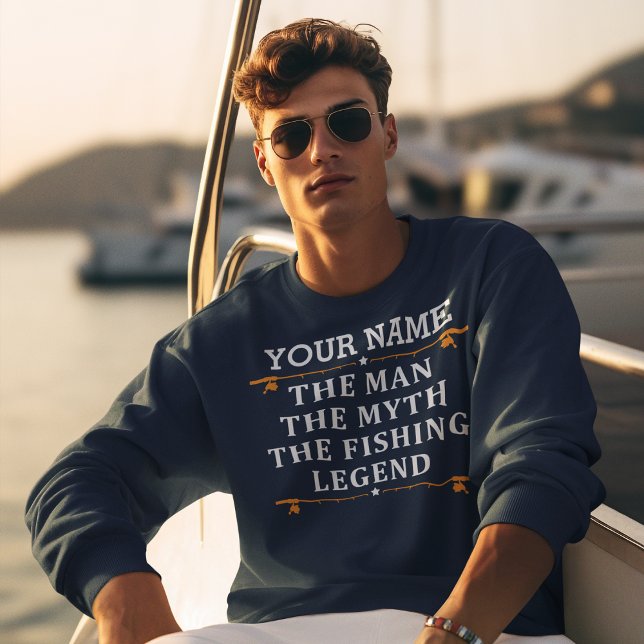 Sudadera Personalizado El Hombre El Mito De La Leyenda Pesq (Subido por el creador)
