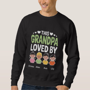 Sudadera Personalizado Este Abuelo Amado Por – Niños Person