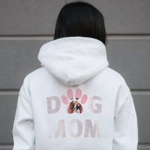 Personalizado fotográfico Perro Mom Paw Foto Rosa 